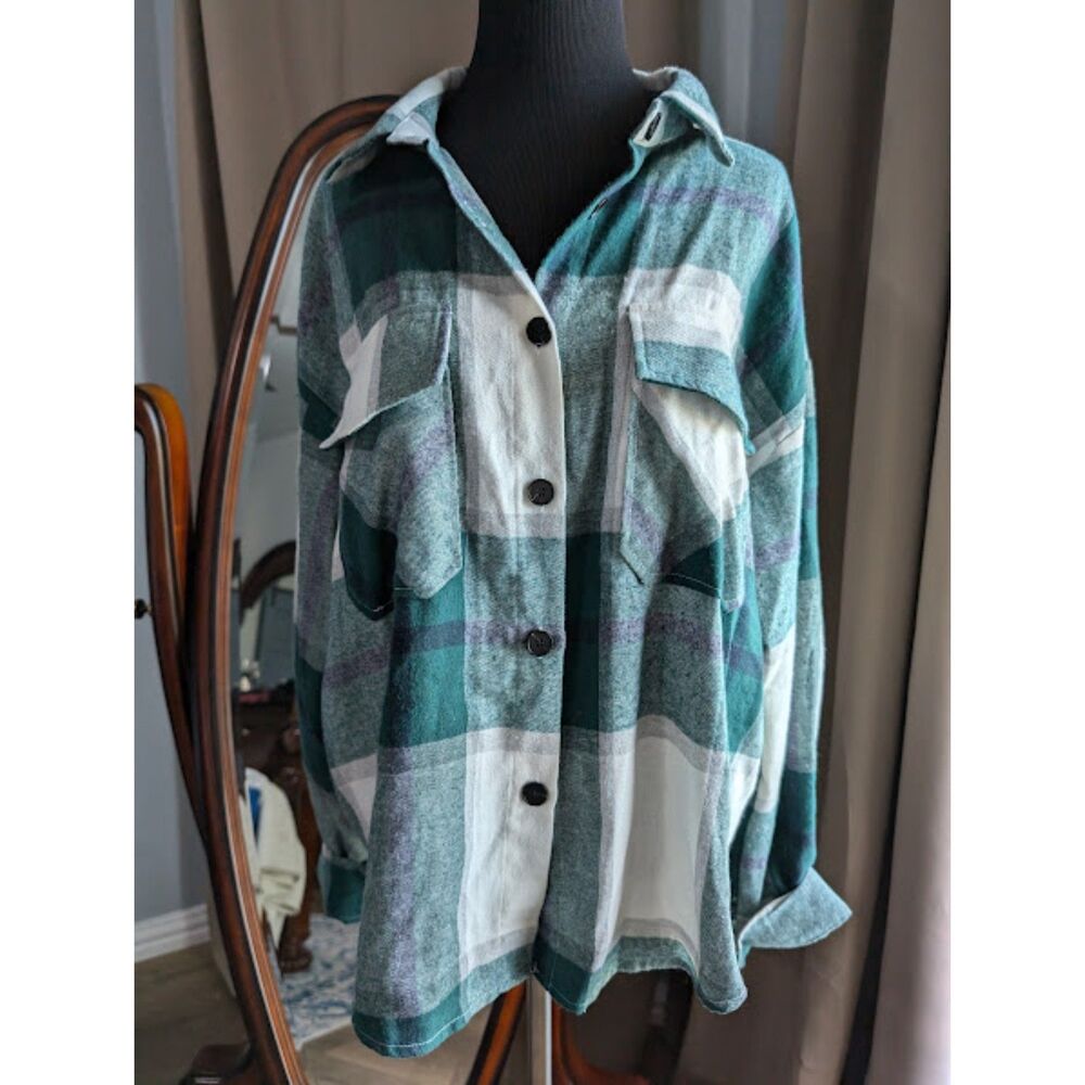 {3 for $15} Shein Plaid Button Down Shirt